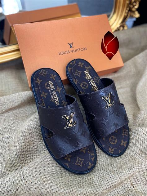 Louis Vuitton slippers men's